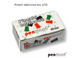 PINEZKI TABLICOWE BOX  a50 (opakowanie=10szt)
