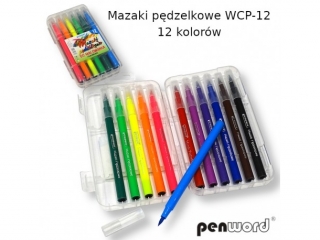 MAZAKI PĘDZELKOWE WCP-12 12 KOLORÓW (SZPSH)