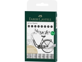 CIENKOPIS ECCO PIGMENT ETUI 8 SZT. (0.05/0.1/0.2/0.3/0.4/0.5/0.6/0.7) FABER-CASTELL