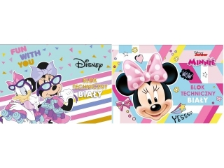 Blok techniczny A4 10k. BENIAMIN Minnie Mouse 170g