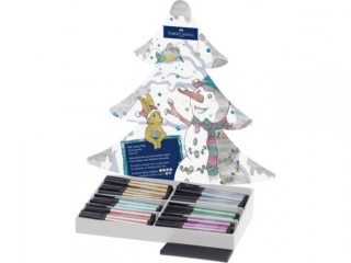 DISPLAY PITT ARTIST PEN XMAS 2018 90 SZT. FABER-CASTELL (Z14)