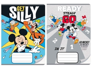Zeszyt A5 16k. BENIAMIN Mickey Mouse, kolorowe trzy linie