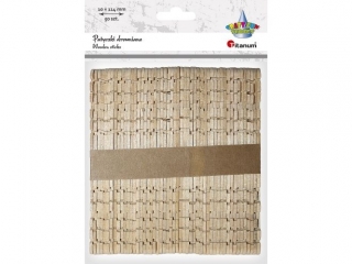 DEKORACJE DREWNIANE PATYKI NATUR. SZER. 10 MM X D.114 MM