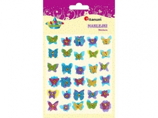 Dekoracje samoprzylepne papierowe 3D motylki mix rozmiarw i kolorw