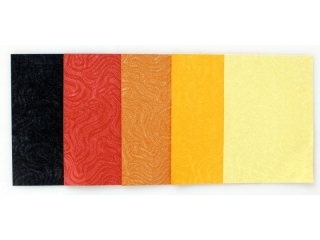 Papier dekoracyjny t�oczony struktura Centipede 20x20cm 120g 5 kolor�w 10szt.