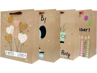 TOREBKA PASKA DUA KRAFT FLUO 30X42X12cm