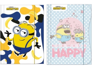 Teczka z gumką A4 BENIAMIN Minionki kids