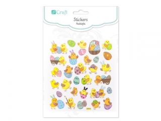 NAKLEJKI - KURCZACZKI, 30 SZT. [opakowanie=5szt] WLK-DLP