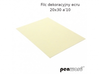 FILC DEKORACYJNY ECRU 20X30 a10 YF647