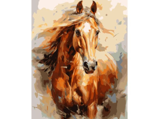 MALOWANIE PO NUMERACH PODOBRAZIE 40X50 CM NIKI4 KOŃ