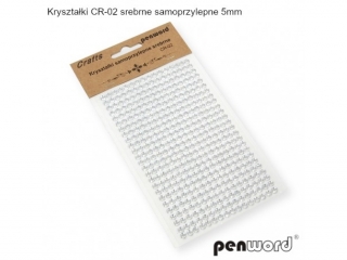 KRYSZTA�KI CR-02 SREBRNE SAMOPRZYLEPNE 5mm
