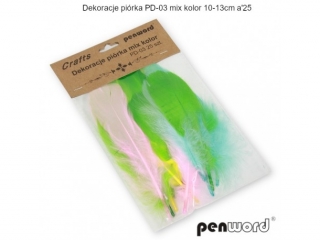 DEKORACJE PIRKA PD-03 MIX KOLOR 10-13cma25