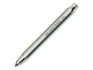 KIN OŁÓWEK MECHANICZNY 5340/15 5, 6 MM KUBUŚ Z TEMPERÓWKĄ SREBRNY II