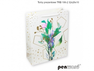 TORBY PREZENTOWE TRB 106-2 32x26x10 [opakowanie=12szt]