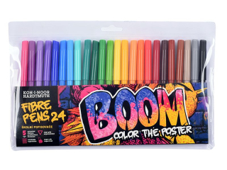 KIN FLAMASTRY 1022BD/7TE  24 KOLORY BOOM