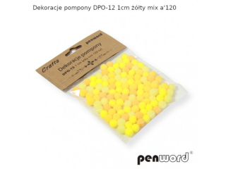 DEKORACJE POMPONY DPO-12 1cm �ӣTY MIX a120