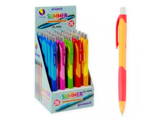 DŁUGOPIS AUTOMATYCZNY SUMMER DL-4006 [opakowanie=25szt] (SZPSH)