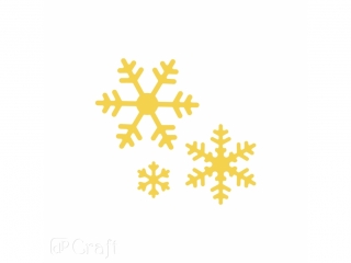 DZIURKACZ OZDOBNY 7, 5 CM ŚNIEŻYNKI BN-DLP