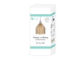 LAMPA Z TEKTURY DIY - SZARA OPRAWKA NZWR-DLP