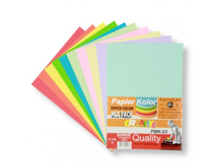 PAPIER OFFICE COLOR A4/500 STANDARD + PASTEL 10 KOLOR�W PMK-03