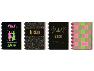 KO�OZESZYT B5/96k. Kratka z mikroperforacj� oraz kieszonk� na notatki / WICKED