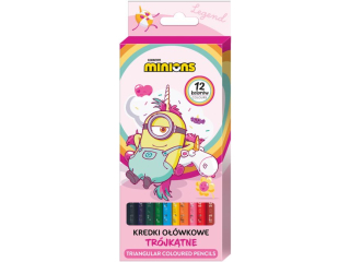 KREDKI O��WKOWE TR�JK�TNE 12kol. / MINIONKI