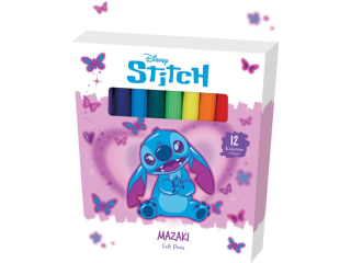 MAZAKI 12kol. w kartoniku / STITCH - PINK
