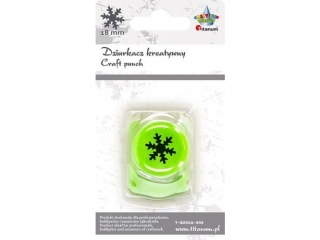 Dziurkacz z motywem 18mm wz�r nr 3 P�atek �niegu
