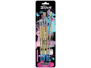 P�DZELKI Z NATURALNEGO W�OSIA 5szt. na blistrze / STITCH - BLACK