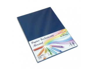 PAPIER TECHNICZNY/BRYSTOL A4 CB-185-UC401 GRANATOWY 50 ARKUSZY (SZPSH)