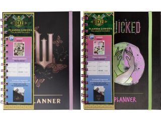 PLANER NIEDATOWANY NA SPIRALI 15, 5 x 19 cm 74k. / WICKED