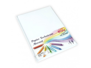 PAPIER TECHNICZNY/BRYSTOL A4 CB-A4-180 BIA�Y 100 ARKUSZY (SZPSH)
