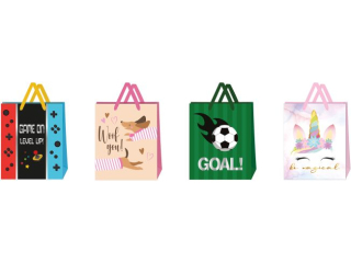 TOREBKA OZDOBNA DZIECI�CA DU�A HS 30x42x12cm / MIX1 [opakowanie=12szt]