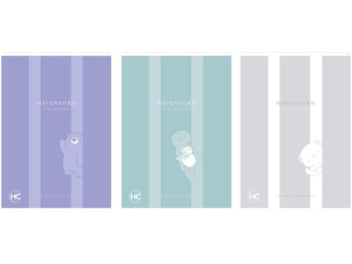 ZESZYT A4/32k. Kolorowe trzy linie / HAVENFORD papier 90 gsm [opakowanie=10szt]