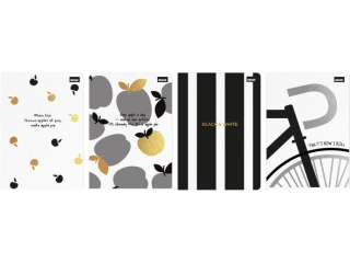 ZESZYT A5/60k. Kratka / BLACKxWHITE [opakowanie=5szt]