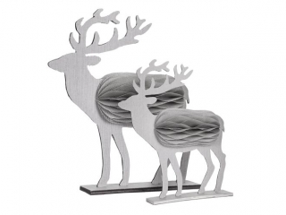 DEKORACJA Z PAPIERU RENIFER 30 CM BN-DLP