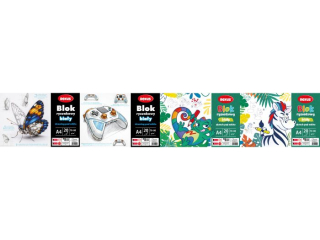 BLOK RYSUNKOWY BIA�Y A4/20k. / REXUS TROPICOOL [opakowanie=10szt]