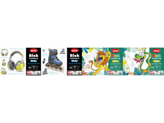 BLOK TECHNICZNY BIA�Y A4/10k. / REXUS TROPICOOL [opakowanie=10szt]