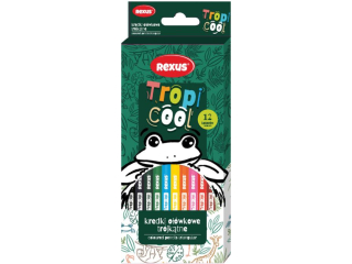 KREDKI O��WKOWE TR�JK�TNE 12kol. / REXUS TROPICOOL