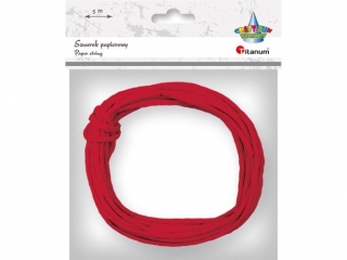 Sznurek papierowy O3, 5mm 5m czerwony