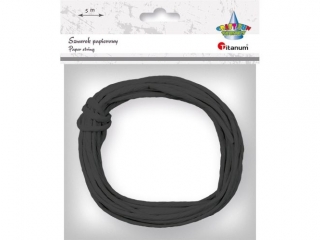 Sznurek papierowy O3, 5mm 5m czarny