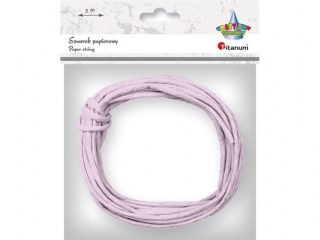 Sznurek papierowy O3, 5mm 5m liliowy