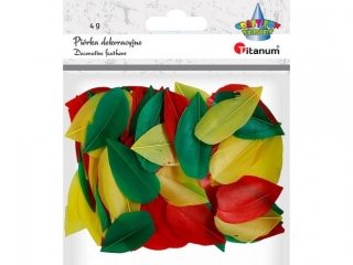 Pi�rka dekoracyjne p�atki 4g mix kolor�w: czerwone, zielone, ��te