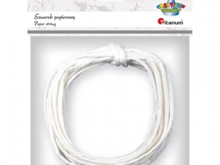 Sznurek papierowy O3, 5mm 5m bia�y