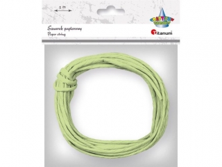 Sznurek papierowy O3, 5mm 5m jasnozielony