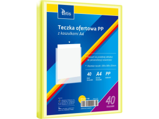 TECZKA OFERT. PP Z 40 KOSZUL. A4. ŻÓŁTA