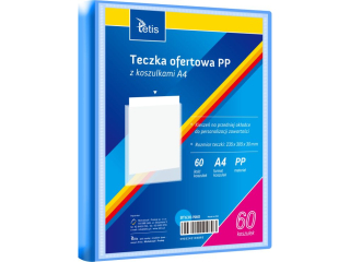 TECZKA OFERT. PP Z 60 KOSZUL. A4. NIEB.