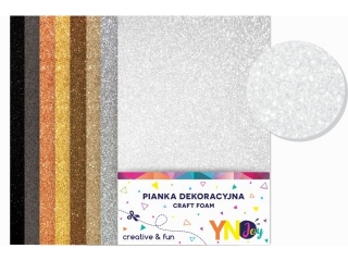 Pianka dekoracyjna YNJ NC-019 brokat glam 8szt.