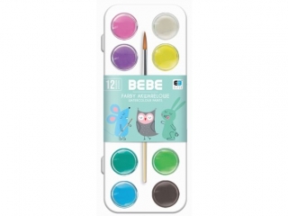 Farby akwarelowe INTERDRUK BxB Kids pastel