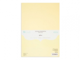 ZESTAW PAPIER�W 220G - ECRU, A4, 20 ARK. [opakowanie=3szt] NZWR-DLP